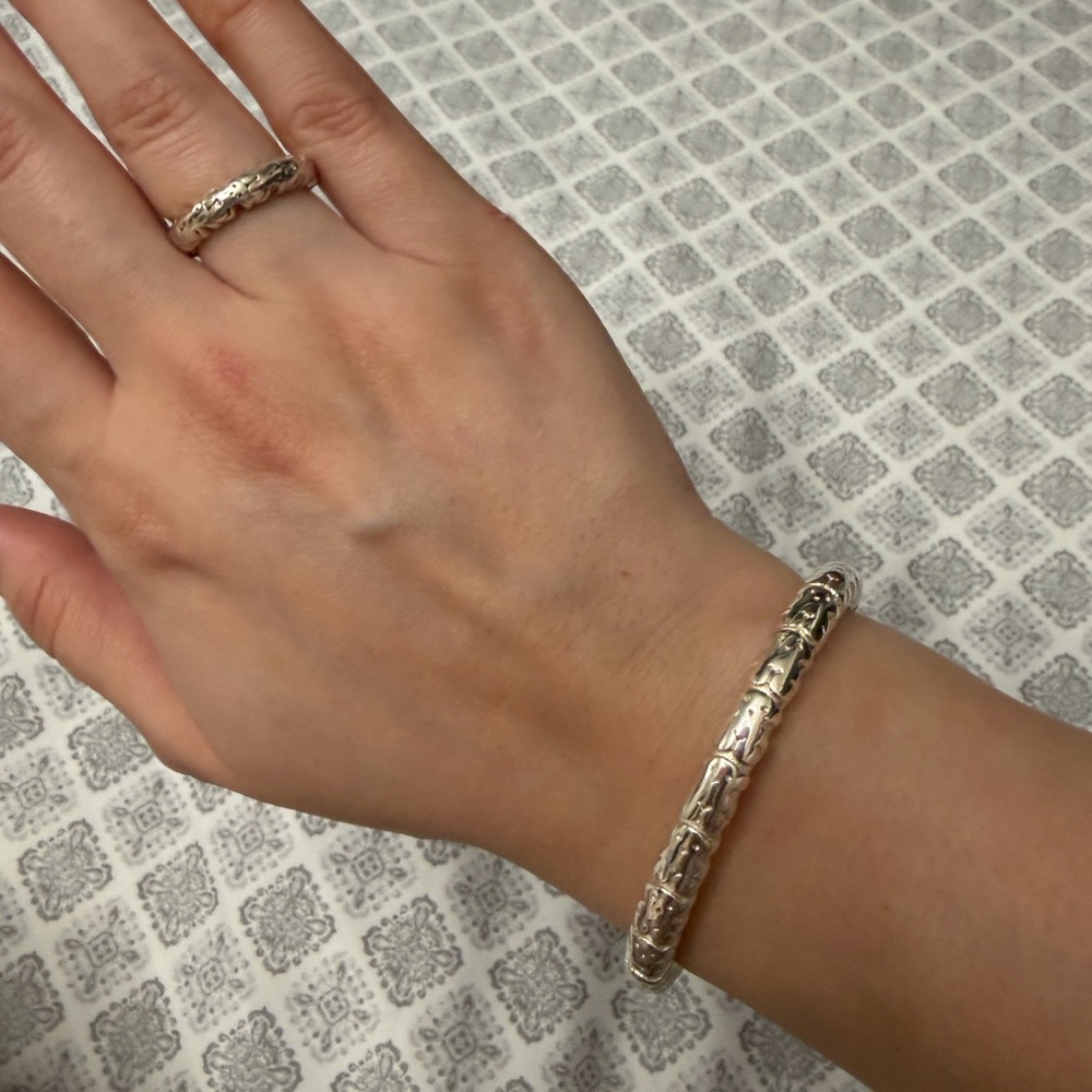 Authentic Tous Bracelet and Ring Set (Ring Size 7)
